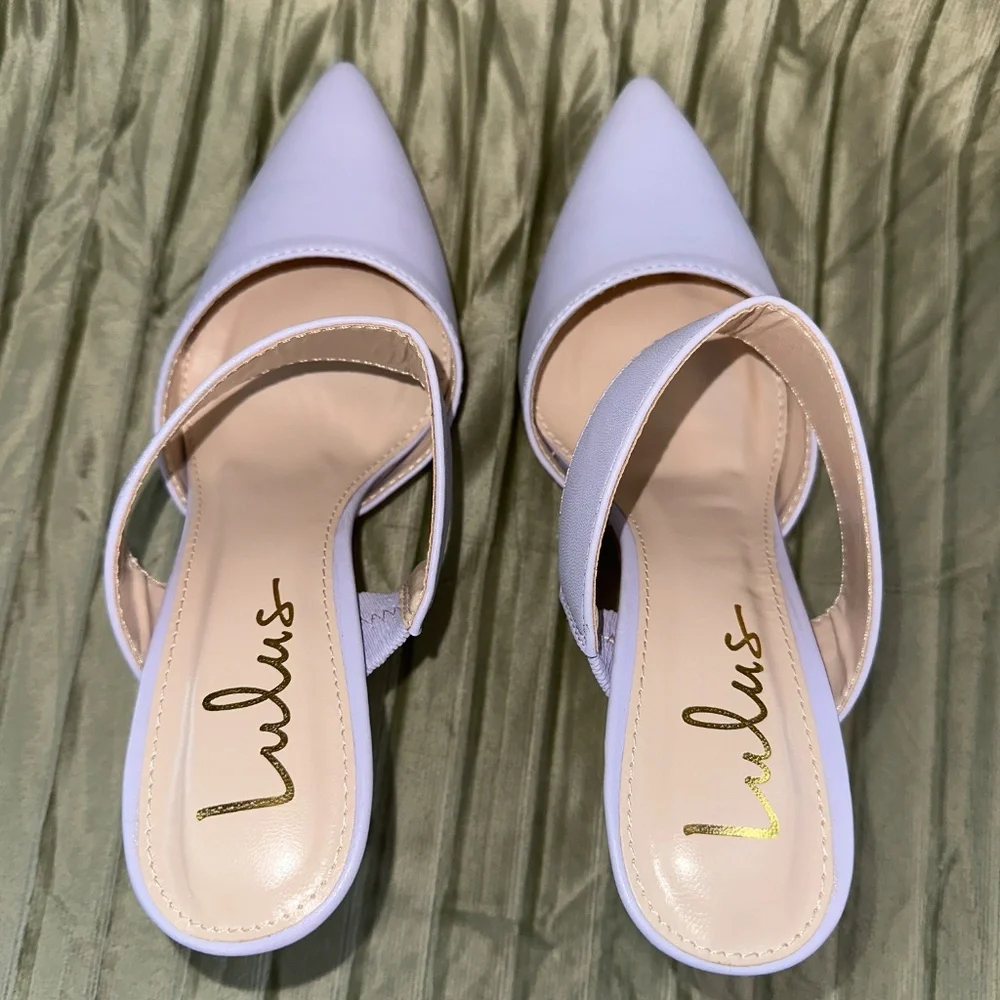 Lulus Heels, Lilac, Size 7, Brand New - Picture 2 of 8
